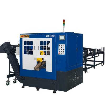 China BR-70CNC Cold Trusses Steel Bar Slitter Saw Machine Rebar Cutter for sale