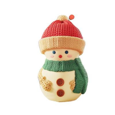 China Christmas Decro Snowman Scarf Hat Sugarcraft Fondant Christmas Cake Molds Mold Bakeware Cake Decorating Tools for sale