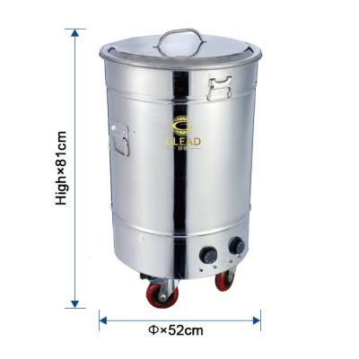 China High Efficiency Stainless Steel Electric Grits Machine 65L Keep Hot Food Container for sale