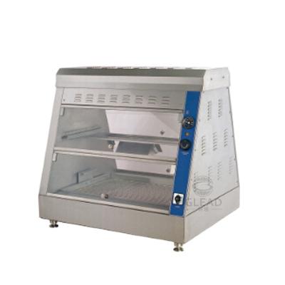 China Food Industry Showcase Stainless Steel Foods Warmer Display Showcase Electric Heating Hot Food Heater for sale