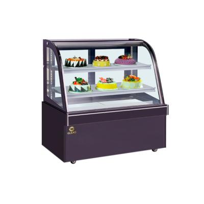 China High Efficiency Commercial Cake Shop Display Cabinets Refrigerated Showcase Bakery Cake Freezer for sale