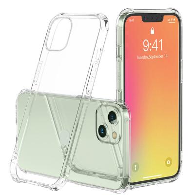 China 1.5mm Anti-drop Transparent Phone Back Cover For iPhone 13 Mini Shockproof Phone Cases For iPhone 13 for sale