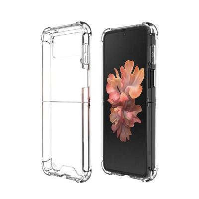 China Anti-drop 1.5mm PC+TPU Mobile Phone Case For Samsung Galaxy Z Flip3 Phone Shockproof Transparent Case Full Protection for sale