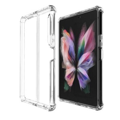 China Anti-fall For Samsung Galaxy Z Fold 3 Mobile Phone Case 1.5MM PC+TPU Folding Screen Cover Device In Stock for sale