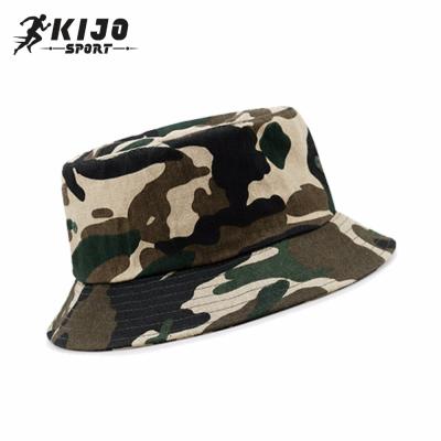 China Wholesale Premium Striped Custom Embroidered Bucket Hat Cotton Fisherman Bucket Hat for sale