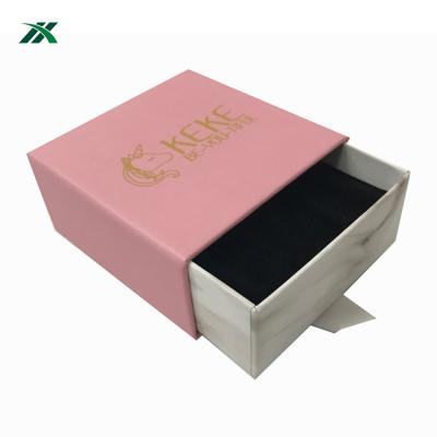 China High Quality Recycled Materials Earring Kraft Paper Box Jewelry Box Custom Printing Paper Gift Box for sale