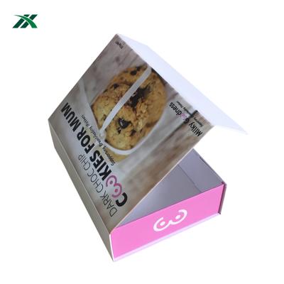 China Recycled Materials Christmas Chocolate Gift Box Packaging Fold Able Storage Box for sale