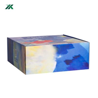 China Recycled Shipping Materials Classic Mailing Box Clothing Snacks Corrugated Subscription Boxes With Custom Logo Printed for sale