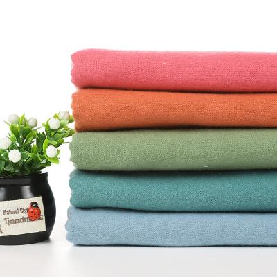 China Anti-Static 100 Cotton Flannel Cloth Home Textile Fabric Solid Soft Skin Friendly For Children's Pajamas for sale