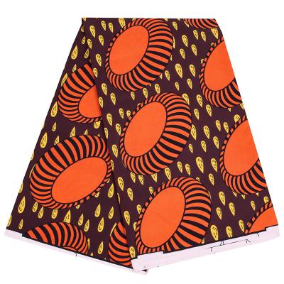 China 100% Polyester Double Sided African Printed Fabric Garment Decorative Fabric Shrink-Resistant Wax Fabric For Cloth for sale