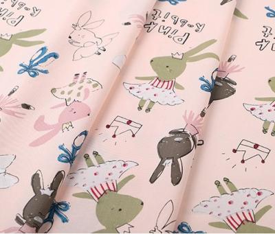 China Frosted cartoon cloth 100 cotton fabric anti-static printed hometextile fabric thickened for baby student bedding for sale