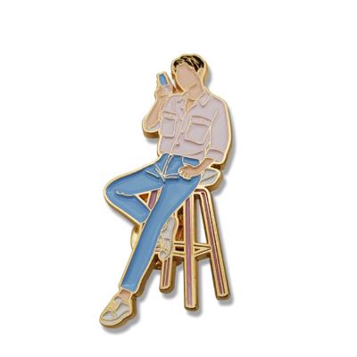 China Global Lapel Badges Brands Wholesale Free Sample Design Logo Metal Soft Enamel Pins Custom Made For Souvenir for sale