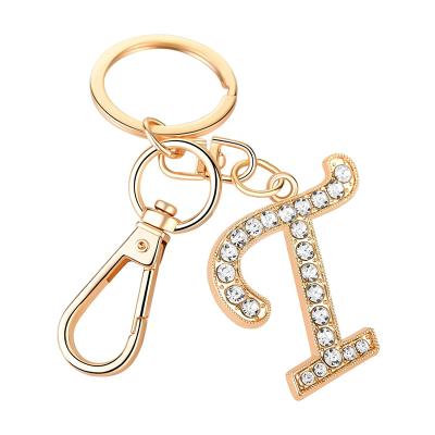 China Global Cheap Bulk Wholesale Car Key Chain Plated Gold Key Chain Love Word Keychains For Couples for sale