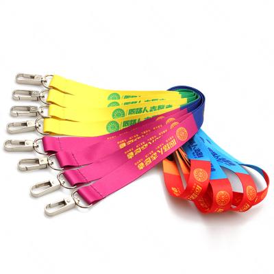 China Eco-Friendly Promotional Gift Logo Polyester Silkscreen Printing Custom Wholesale Price Lanyard for sale