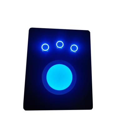 China Other Optical Industrial ATM Kiosk Stainless Steel Metal Keypad Waterproof Keypad Trackball for sale