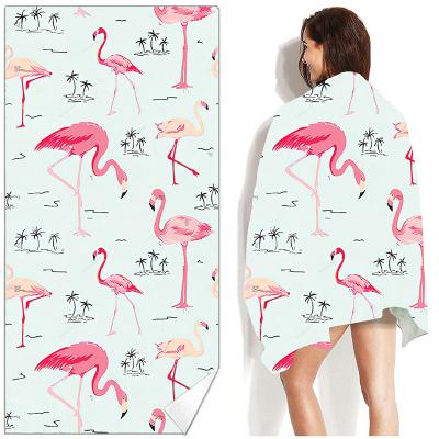 China Good Quality Child Safe and Soft Microfiber Suede Sublimation Spa Towels and Beach Towels for sale