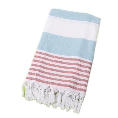 China QUICK DRY Custom Turkish 100% Cotton Fabric For Towels Luxury OEM Set Wholesale High Quality Sand Free Embroidered Turkish Beach Towel for sale