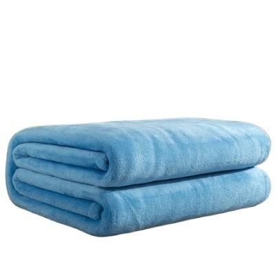 China China Factory Free Sample Double Layer Fleece Throw Flannel Polyester Anti Static Blankets For Winner Christmas Wholesale Blankets for sale