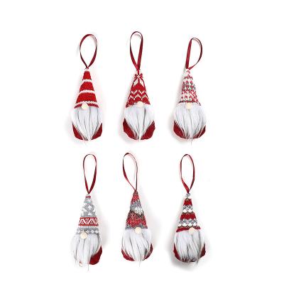 China Cute Cloth Christmas Gnome Earth God Old Man Doll Decoration Faceless Hanging Ornaments Gift Party Home Decorations for sale