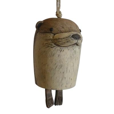 China Retro Resin Abstract Art Wind Chime Hanging Decorations Cute Animals Animal Minimalist Backyard Outdoor Church Plays in the Wind for sale