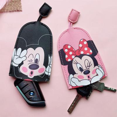 China High Quality Fashion Double Side Pulling Car Key Case Anti-lost Key Chain Bag of Lower Price for sale