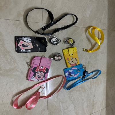 China Fashion Customized Cartoon Neck Lanyard Id Card Badge Key Holder For Staff Students for sale