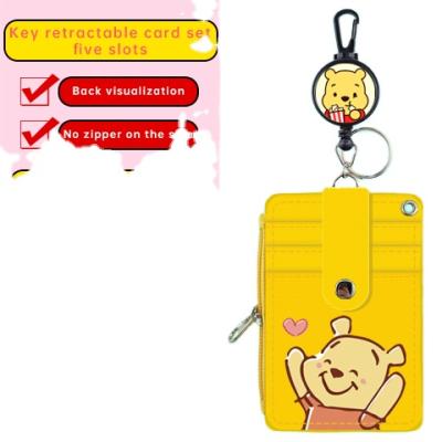 China Fashion Customized Logo Id Card Holder Wallet Case Cartoon Card Sleeves for sale