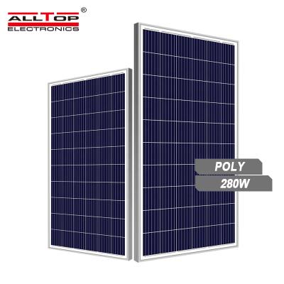 China Home Commercial Solar Panel High Efficiency Solar Panel Price 260w 265w 270w 275w 280w Solar Panel For Home Solar System for sale