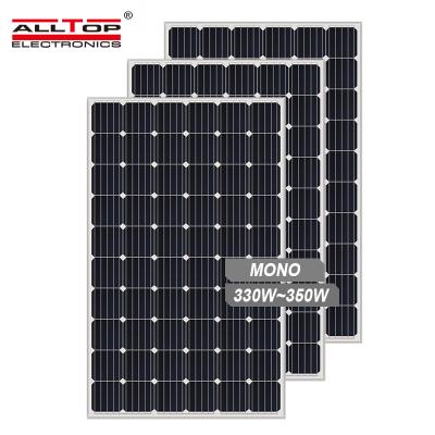 China Price 330w 335w 340w 345w 350w Commercial Mono Farm Rooftop Home Commercial Mono 5bb Cells 5bb Solar Panel Photovoltaic Panel System for sale