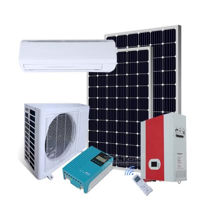 China Part Off Grid Air Conditioner Solar Battery Powered Split Air Conditioner Hybrid Solar Air Conditioner Prices for sale