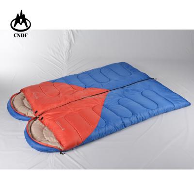 China Envelope Type Ready to Ship, RTS, Cheap 2 in 1lover Sleeping Bags Water Proof Adults Travel Bag Indoor and Outdoor Camping Sleeping Bag for sale