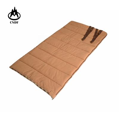 China Wholesale Large Rectangle Winter Sleeping Bag Envelope Type Camping Increasing Travel Canvas Cotton Flannel Sleeping Bag Outdoor Water Resistant for sale