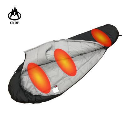 China Graphene Heating Electric USB Power Battery, Cold Weather, Camping, Water Proof Thermal Mummy Sleeping Bag, Self-Heated Heated for sale