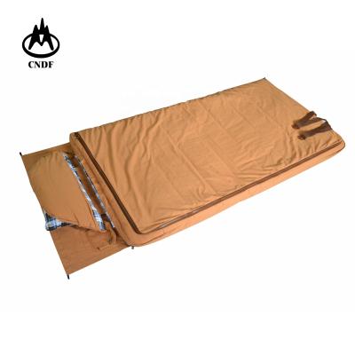 China Envelope Type -20 Degree With Fancy Design, Water Proof Wholesale Price 4 Season Driving Cotton Canvas Adult Sleeping Bag for sale