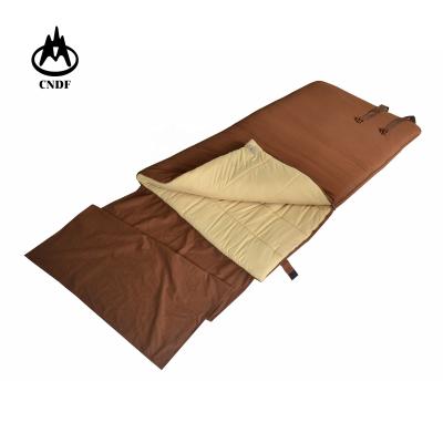 China Microfiber Fishing Warm Skin Type, Bag Traveling Hunting, Water Proof, Big Size Desert Brown Canvas Sleeping Envelope Bag for sale