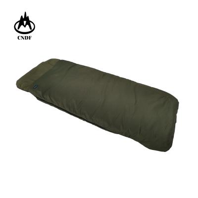 China Wrap type water proof, warm and dry for cold wet environment, oxford shell fleece lining fishing sleeping bag used with murphy bed for sale