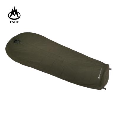 China Mummy Water Proof Army Green Outdoor Camping Traveling Military Oxford Sleeping Bags Carry Bag for sale