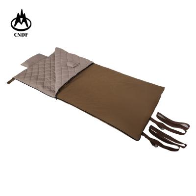 China Envelope Type Water Resistant Cotton Canvas Army Military Sleeping Bag With Carry Bag Middle East Large Size Winter Warm Sleeping Bag for sale