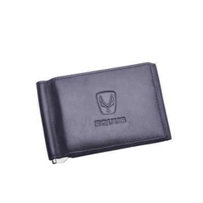 China Normcore / minimalist leather money clip wallet and card holder for gift for sale