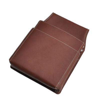 China Pocket Server Genuine Leather Waterproof Vintage Leather Purse for Servers Wallet Pocket for sale