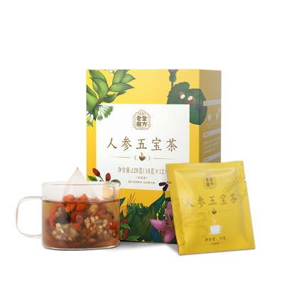 China Bulk Diet Herbal Gift Box Tea Bags Custom Made Ginseng Herb Flavor Tea Bag for sale