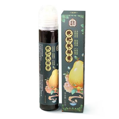 China Immune Health Care Private Label Cough Booster Supplement Brown Loquat Pear Syrup for sale