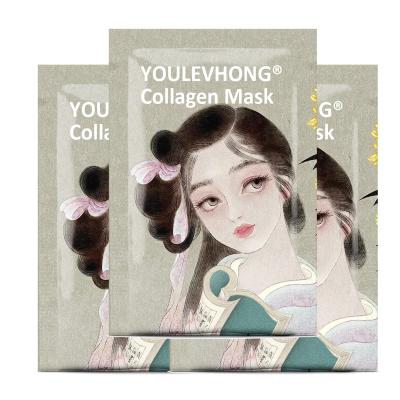 China Collagen Sheet Mask Moisturizing Sheet Mask For Hydrated Skin Fragrance Free ISO GMP Certified for sale