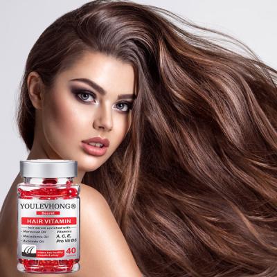 Cina Nutre tutti i tipi di capelli Supplemento vitaminico 40 capsule per bottiglia Promuove la crescita in vendita