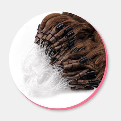 China Micro Ring Human Hair Extensions Long Lasting Human Hair Extensions in Various Styles and Grades for sale