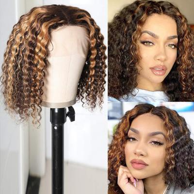 China Bob Frontal Wig 100% Human Hair Wigs - 8A/9A/10A Grade in Easy to Maintain Straight/Curly/Wavy Textures for sale