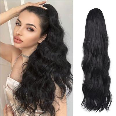 China Body Wave Drawstring Ponytail Real Human Hair Extension - Hair Wig Pieces Easy Maintain for sale