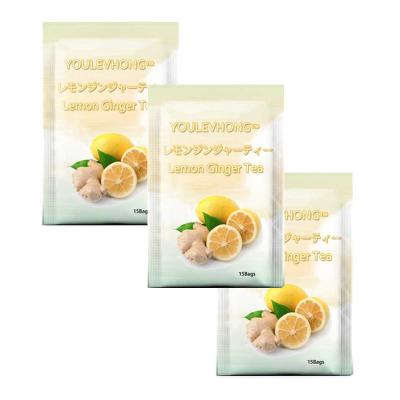 China Organic Lemon Ginger Black Tea - 20 Individually Wrapped Tea Bags Beauty Natural Detox Herbal  Tea for sale