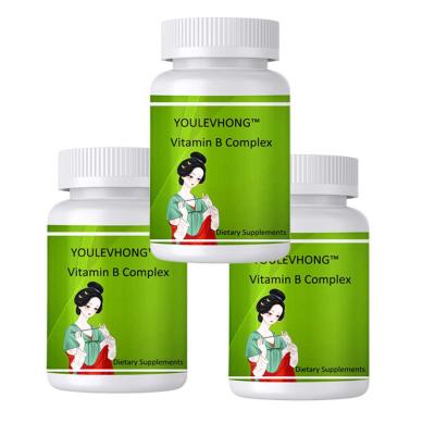 China Vitamin Complex 60 Capsules With B5 5 Mg B2 20 Mg B9 400 Mcg B3 25 Mg B7 30 Mcg for sale