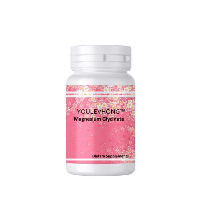 China Muscle Function Aid Non GMO / Gluten Free Glycine Magnesium Chelate Capsules 	Magnesium Glycinate for sale